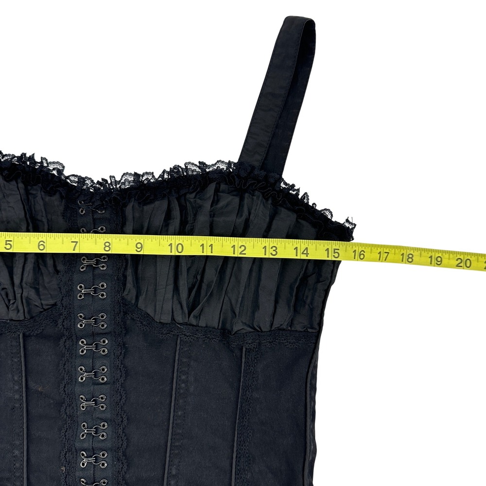 Rare Tripp NYC Tutu Corset Dress Womens Medium Black Tulle Authentic READ - Picture 14 of 16